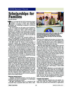 MAR_APRIL 11 Section 2_June04.qxd[removed]:27 PM Page 96  AAAA Spouses’ Corner Scholarships for Families