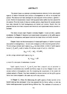 ABSTRACT The present them IS an attempt to develop theoretncal solutions for the vex-hcal uphft capaclty of shallow honzontal plate anchors in homogeneous as well as two-layered so11 systems The theones have been develop