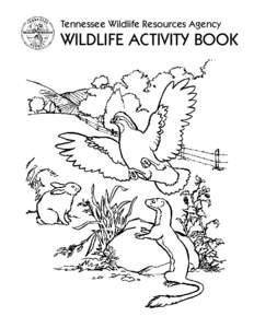 Tennessee Wildlife Resources Agency  WILDLIFE ACTIVITY BOOK Welcome to the Tennessee Wildlife Resources Agency’s Wildlife Activity Book!