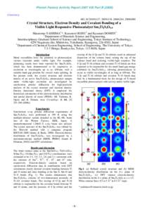 Quantum chemistry / Chemical bond / Atomic orbital / Electron configuration / Electron / Valence band / Ionic bond / Bond valence method / Valence electron / Chemistry / Physics / Chemical bonding