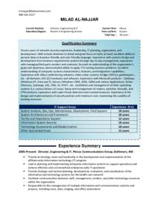 Microsoft Word - Milad Najjar resume.docx