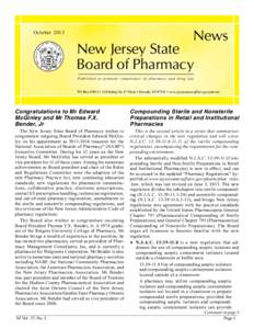 News  October 2013 New Jersey State Board of Pharmacy
