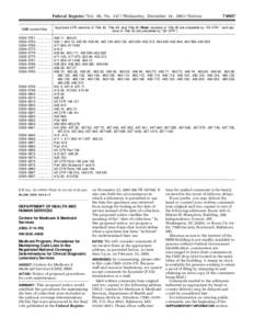 Federal Register / Vol. 68, No[removed]Wednesday, December 24, [removed]Notices OMB control Nos. 0938–[removed]–[removed]–[removed]–0770