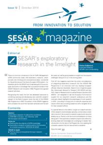 Issue 12  October 2014 FROM INNOVATION TO SOLUTION