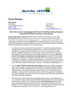 Leviton / Structured cabling / BICSI / Optical fiber / Bothell /  Washington / Data center / Computing / Concurrent computing / Technology