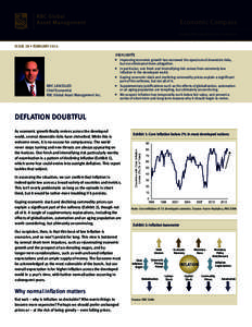 Economic Compass Global Perspectives for Investors Issue 28 • FeBRUARY 2014 Eric Lascelles Chief Economist
