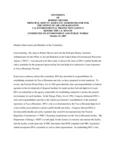 Microsoft Word - EPA Yucca Testimony Final.doc