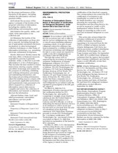 [removed]Federal Register / Vol. 67, No[removed]Friday, September 27, [removed]Notices for the proper performance of the functions of the agency, including