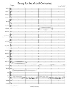 Essay for Virtual Orchestra