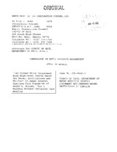 ORGNAL DEPARTMENT OF THE CORPORATION COUNSEL 205 PATRICK K. WONG 5878 Corporation Counsel JENNIFER M.P.E. OANA