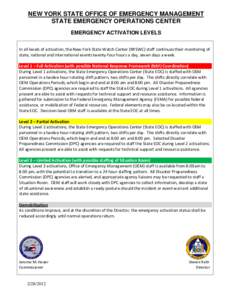 Microsoft Word - State EOC Activation Levels[removed]