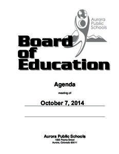 Board of Education Agenda meeting of