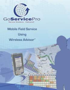 Mobile Field Service Using Wireless Advisor TM