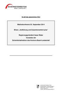 Microsoft Word - Bilanz Aufklärung und ZusArbeit plus_MK_03.09.13_Reber_Medien
