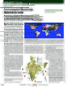 POLICYFORUM ENVIRONMENT Environmental Monitoring Network for India