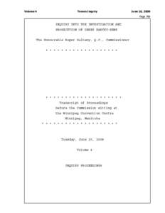 Winnipeg Police Service / Politics of Canada / Year of birth missing / Taman Inquiry / David Paciocco