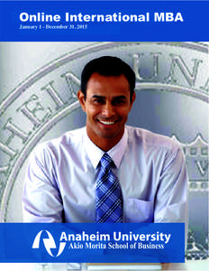 Anaheim University MBA Program