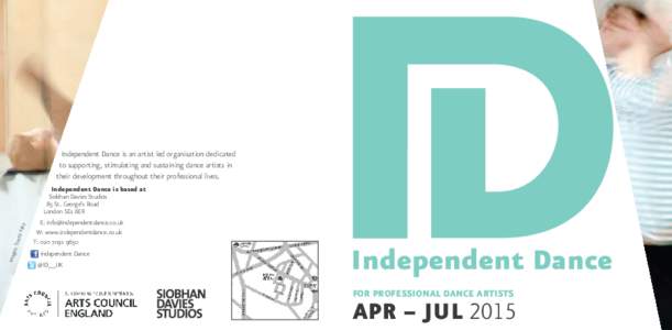 Independent Dance is an artist led organisation dedicated to supporting, stimulating and sustaining dance artists in their development throughout their professional lives. Imag