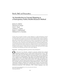 QUALITATIVE Burke et al. / CONCEPT HEALTH MAPPING RESEARCH / December 2005