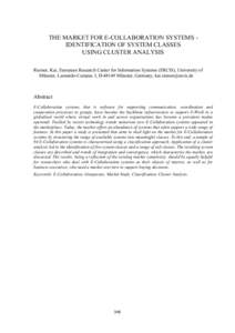 Humanâ€“computer interaction / Technology / Multimodal interaction / Computer-mediated communication / Information systems / Collaborative software / IBM Lotus Notes / Social software / E-learning / Computing / Groupware / Collaboration