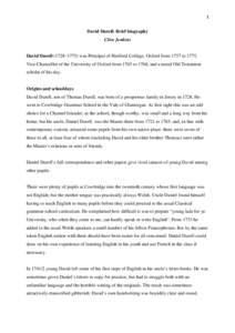 Geography of the United Kingdom / Oxford / Hertford College /  Oxford / Daniel Meserve Durell / Cowbridge / Hertford / Edward Durell Stone / C. V. Durell / David Durell / University of Oxford / Cowbridge Grammar School