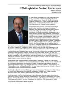 Trustees Association of Community and Technical Colleges[removed]Legislative Contact Conference Red Lion, Olympia January 20, 2014