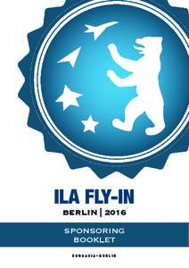 ILA FLY-IN BERLIN | 2016 SPONSORING BOOKLET euroavia-berlin