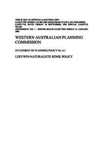 Western Australia / Leeuwin-Naturaliste National Park / Cape Leeuwin / Hamelin Bay /  Western Australia / Cape Naturaliste / Land-use planning / Margaret River /  Western Australia / Urban planning / South West / Geography of Western Australia / States and territories of Australia