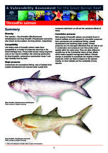 A Vulnerability Assessment for the Great Barrier Reef  Threadfin salmon Information valid as of Feb 2012