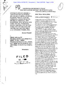 Medicine / Anorectics / Psychiatry / Attention-deficit hyperactivity disorder / Combination drugs / Adderall / Lisdexamfetamine / False Claims Act / Shire plc / Amphetamines / Euphoriants / Pharmacology