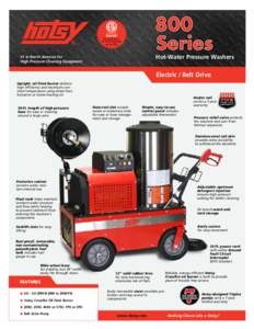 ETL-Certified to UL-1776 Standards and to CSA Hot-Water Pressure Washers