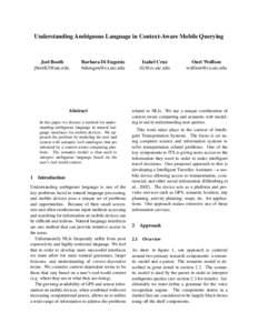 Information science / Computing / Semantic Web / Computational linguistics / Information / Knowledge representation / Technical communication / Knowledge engineering / Ontology / WordNet / Formal ontology / Natural language user interface