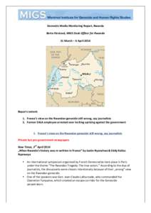    	
   Domestic	
  Media	
  Monitoring	
  Report,	
  Rwanda	
   	
  