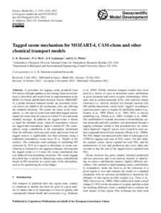 Geosci. Model Dev., 5, 1531–1542, 2012 www.geosci-model-dev.netdoi:gmd © Author(sCC Attribution 3.0 License.  Geoscientific