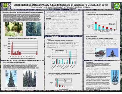 Aerial Detection of Balsam Woolly Adelgid infestations on Subalpine Fir Using Lichen Cover