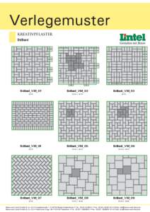 Verlegemuster Kreativpflaster Brillant Brillant_VM_01