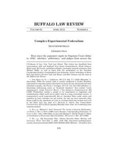 BUFFALO LAW REVIEW VOLUME 63 APRILNUMBER 2