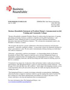 Microsoft Word[removed]BRT Statement on Obama Community College Speech.docx