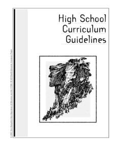 © 2003 New Hampshire State Department of Education and the CCSSO~SCASS Health Education Assessment Project  High School Curriculum Guidelines