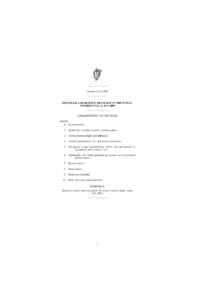 ———————— Number 41 of 2009 ———————— FINANCIAL EMERGENCY MEASURES IN THE PUBLIC INTEREST (NO. 2) ACT 2009 ————————