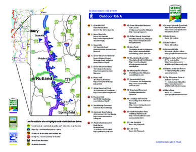 SCENIC ROUTE 100 BY WAY  Outdoor R & A FREE  1. Granville Gulf