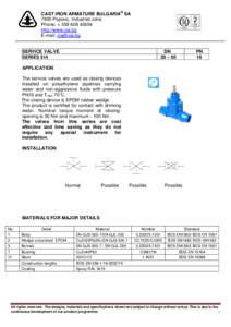 КЛАПИ ВЪЗВРАТНИ ФЛАНЦОВИ         DN                  PN 10/16