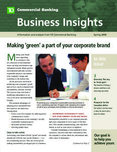 Commercial Banking  Business Insights Information and analysis from TD Commercial Banking