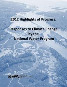 National Water Program 2012 Strategy: Response to Climate Change