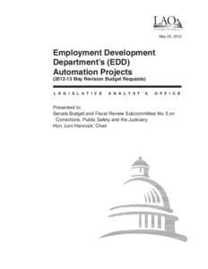 LAO 7 0 Y E A R S O F S E RV I C E May 23, 2012  Employment Development