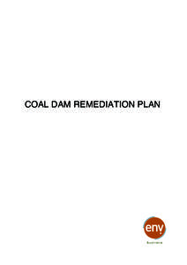 COAL DAM REMEDIATION PLAN  Midland Redevelopment Authority – Coal Dam Remediation Plan TABLE OF CONTENTS 1.
