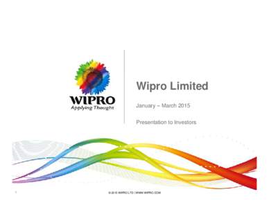 Wipro Investor Presentation Q3 FY15 [Read-Only]