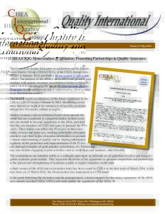 C HEA International Quality Group  Quality International