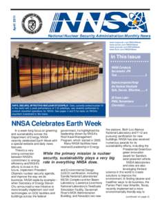 APRIL 2011 NNSA News Viewable.pmd