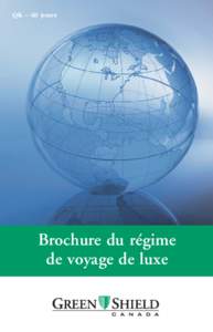 QK – 60 jours  Brochure du régime de voyage de luxe  Numéros de référence